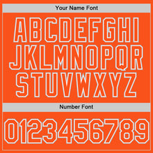 Загрузить изображение в средство просмотра галереи, Custom Orange White-Gray Two-Button Unisex Softball Jersey