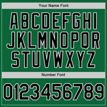 Загрузить изображение в средство просмотра галереи, Custom Kelly Green Black-White Two-Button Unisex Softball Jersey