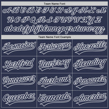 Charger l'image dans la galerie, Custom Navy Light Blue-White Two-Button Unisex Softball Jersey