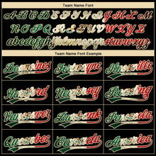 Загрузить изображение в средство просмотра галереи, Custom Black Vintage Mexican Flag-City Cream Two-Button Unisex Softball Jersey