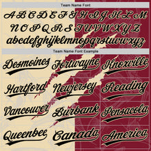 Charger l'image dans la galerie, Custom Graffiti Pattern Black Crimson-Cream 3D Scratch Two-Button Unisex Softball Jersey