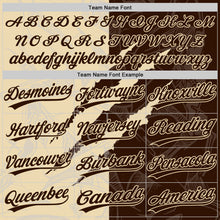 Charger l'image dans la galerie, Custom Graffiti Pattern Brown-Cream 3D Scratch Two-Button Unisex Softball Jersey