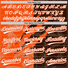 Charger l'image dans la galerie, Custom Graffiti Pattern White Brown-Orange 3D Scratch Two-Button Unisex Softball Jersey