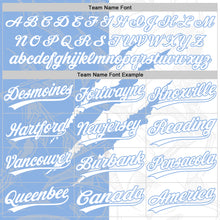 Charger l'image dans la galerie, Custom Graffiti Pattern White-Light Blue 3D Scratch Two-Button Unisex Softball Jersey