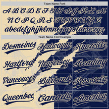 Charger l'image dans la galerie, Custom Graffiti Pattern Navy-Cream 3D Scratch Two-Button Unisex Softball Jersey