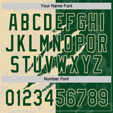 Charger l'image dans la galerie, Custom Graffiti Pattern Green-Cream 3D Scratch Two-Button Unisex Softball Jersey