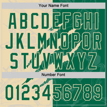 Charger l'image dans la galerie, Custom Graffiti Pattern Kelly Green-Cream 3D Scratch Two-Button Unisex Softball Jersey