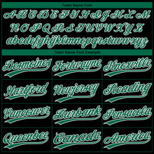 Load image into Gallery viewer, Custom Black Kelly Green-White Mexico Two-Button Unisex Softball Jersey