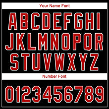 Charger l'image dans la galerie, Custom Black Red-White Ethnic Aztec Mexican Heritage Two-Button Unisex Softball Jersey