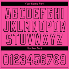 Charger l'image dans la galerie, Custom Pink Black Ethnic Aztec Mexican Heritage Two-Button Unisex Softball Jersey