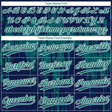 Charger l'image dans la galerie, Custom Navy Teal-White Dripping Splatter Paint Two-Button Unisex Softball Jersey