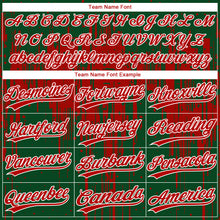 Charger l'image dans la galerie, Custom Green Red-White Dripping Splatter Paint Two-Button Unisex Softball Jersey