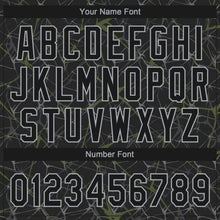 Charger l'image dans la galerie, Custom Black Olive-Gray 3D Pattern Design Abstract Network Two-Button Unisex Softball Jersey