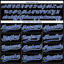 Загрузить изображение в средство просмотра галереи, Custom Black Royal-White Gradient Style Twinkle Star Two-Button Unisex Softball Jersey
