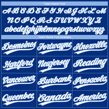 Charger l'image dans la galerie, Custom Royal White-Light Blue Gradient Style Twinkle Star Two-Button Unisex Softball Jersey