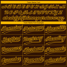 Laden Sie das Bild in den Galerie-Viewer, Custom Brown Gold San Diego City Edition Gradient Two-Button Unisex Softball Jersey
