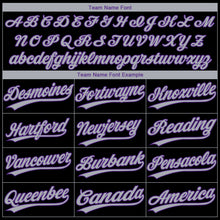 Charger l'image dans la galerie, Custom Black Gray-Purple Sacramento City Edition Gradient Two-Button Unisex Softball Jersey