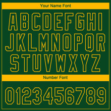 Load image into Gallery viewer, Custom Green Gold Oakland City Edition Gradient Two-Button Unisex Softball Jersey