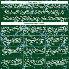 Laden Sie das Bild in den Galerie-Viewer, Custom Green Light Blue Kelly Green-White Abstract Shattered Paint Splatter Two-Button Unisex Softball Jersey