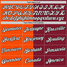 Загрузить изображение в средство просмотра галереи, Custom Crimson Orange-Black Split Fashion Performance T-Shirt