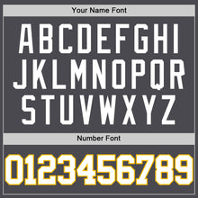 Charger l'image dans la galerie, Custom Steel Gray White-Gold Authentic Basketball Jersey