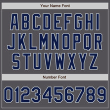 Load image into Gallery viewer, Custom Steel Gray Silver Authentic Baseball Jersey