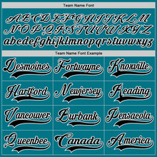 Charger l'image dans la galerie, Custom Teal Black-White Hockey Jersey