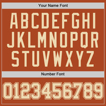 Загрузить изображение в средство просмотра галереи, Custom Texas Orange Cream Authentic Basketball Jersey