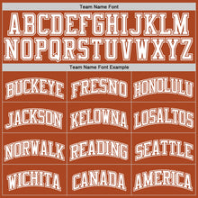 Laden Sie das Bild in den Galerie-Viewer, Custom Texas Orange White Authentic Basketball Jersey