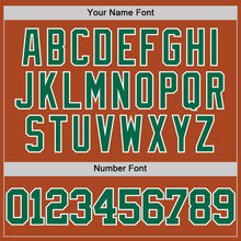 Загрузить изображение в средство просмотра галереи, Custom Texas Orange Kelly Green-White Authentic Basketball Jersey