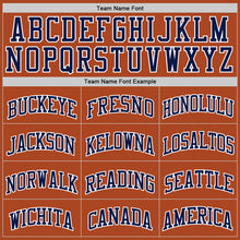 Загрузить изображение в средство просмотра галереи, Custom Texas Orange Navy-White Authentic Basketball Jersey