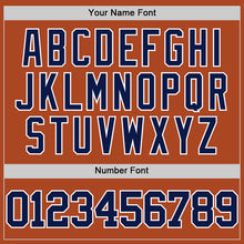 Загрузить изображение в средство просмотра галереи, Custom Texas Orange Navy-White Authentic Basketball Jersey