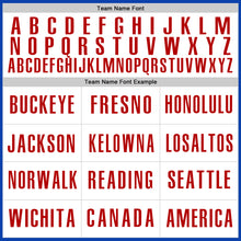 Загрузить изображение в средство просмотра галереи, Custom Thunder Blue White-Red Authentic Baseball Jersey