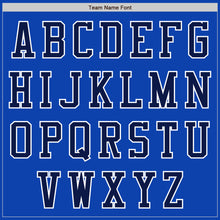 Laden Sie das Bild in den Galerie-Viewer, Custom Thunder Blue Navy-White Authentic Baseball Jersey