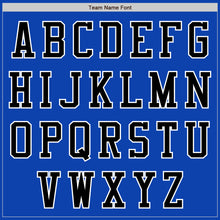 Laden Sie das Bild in den Galerie-Viewer, Custom Thunder Blue Black-White Authentic Baseball Jersey