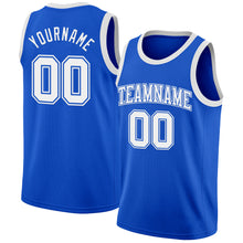 Charger l'image dans la galerie, Custom Thunder Blue White Authentic Basketball Jersey