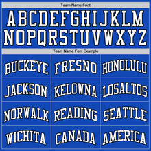 Charger l'image dans la galerie, Custom Thunder Blue White-Black Authentic Basketball Jersey