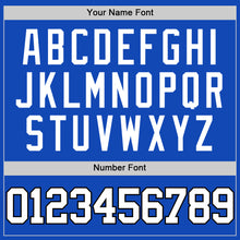 Charger l'image dans la galerie, Custom Thunder Blue White-Black Authentic Basketball Jersey