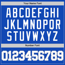 Charger l'image dans la galerie, Custom Thunder Blue White-Gray Authentic Basketball Jersey