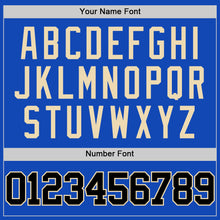 Charger l'image dans la galerie, Custom Thunder Blue Black-Cream Authentic Basketball Jersey