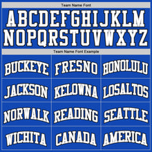 Charger l'image dans la galerie, Custom Thunder Blue White Gray-Black Authentic Basketball Jersey