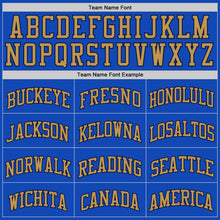 Charger l'image dans la galerie, Custom Thunder Blue Navy-Old Gold Authentic Basketball Jersey