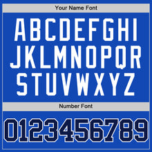 Charger l'image dans la galerie, Custom Thunder Blue Navy-White Authentic Basketball Jersey