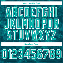 Загрузить изображение в средство просмотра галереи, Custom Tie Dye Aqua-White 3D Authentic Baseball Jersey