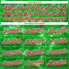 Загрузить изображение в средство просмотра галереи, Custom Tie Dye Red-White 3D Authentic Baseball Jersey