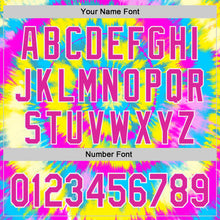 Load image into Gallery viewer, Custom Tie Dye Deep Pink-White Shibori Pattern Authentic Baseball Jersey