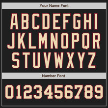 Load image into Gallery viewer, Custom Black Cream-Crimson Authentic Two Tone Baseball Jersey