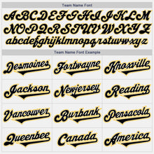 Laden Sie das Bild in den Galerie-Viewer, Custom White Black-Gold Authentic Two Tone Baseball Jersey