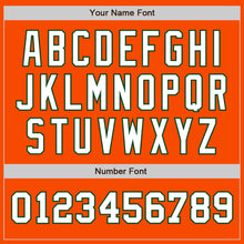 Load image into Gallery viewer, Custom Orange White-Green Authentic Two Tone Baseball Jersey