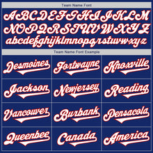 Laden Sie das Bild in den Galerie-Viewer, Custom Royal White-Red Authentic Two Tone Baseball Jersey